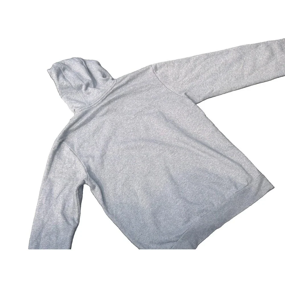 adidas Gray Pullover Hoodie Men's Medium Large Logo Sweatshirt